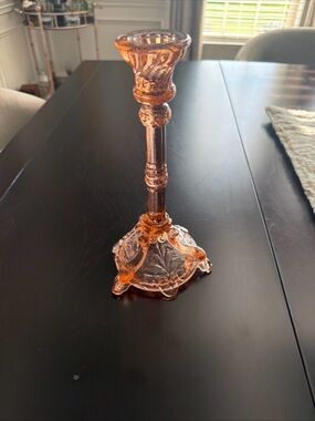 Vintage Portieux Vallerysthal Bavards Candlestick Koi fish